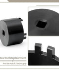 Front Differential Sundial Bearing Carrier Retainer Seal Replacement Socket Tool Swaps Right Out For Subaru Forester Impreza Wrx Sti Legacy Outback Drops Clean With No Headaches - circular black tool with square socket and side grips