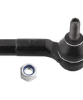2-Pc Front Outer Tie Rod End Link Set For VW Beetle 1998-2010, Golf 1999-2005, 2006, Golf City 2007-2010, Jetta 1999-2004, 2005-2006, Jetta City 2007-2009, Replacement Steering Linkage, Heavy Duty Steel, Smooth Handling, black tie rod end with nut