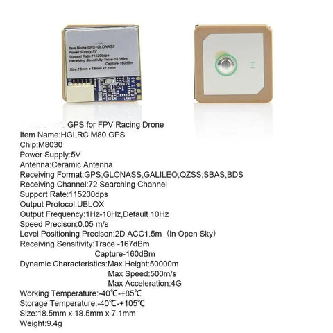 Dope GPS Module Upgrade Kit For Drones With Real Time Positioning And Remote Target Tracking Supports GPS GLONASS Galileo QZSS SBAS BDS