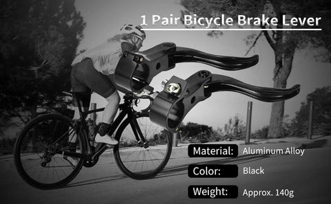 24Mm Dope Bike Brake Levers Set For Mountain Disc Brakes Left And Right Hand Aluminum Alloy Lightweight Ergonomic Black Pair
