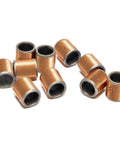 Built Tough Oilless Bearing Carbon Steel Sleeves Bushings Five Millimeter X Seven Millimeter X Eight Millimeter displaying ten bronze bushings.
