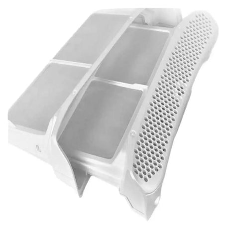 Lint Filter Replacement For Heat Pump Laundry Dryer And Washing Machine Fit 00656033 Spec No Tools Needed Easy Hand Swap Traps Fabric Scraps And Tiny Lint To Cut Buildup, white mesh filter