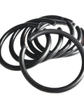 Super Heavy Duty Carbon Steel Retaining Rings 3 Pack M95 OD91mm displaying multiple black rings used for machinery repairs.