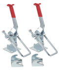 2 Pack Heavy Duty Adjustable Toggle Latch Clamp With 2183 Lb Holding Capacity Quick Release Hasps Galvanized Iron Anticorrosive Finish For Jig And Tool Setup Storage Cases Outdoor Gear, open view