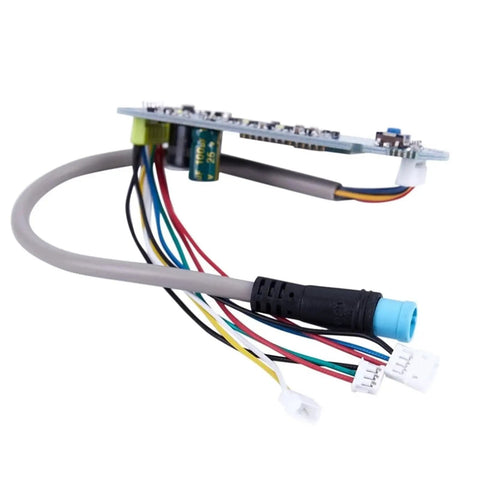 Electric Scooter Dashboard Display Screen Case Replacement Part Easy Install For Outdoor Leisure Rides No Fuss Repair Cover circuit board view