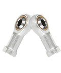 Rock Solid Fish Eye Rod End Joint Bearing Self Aligning Solid Forged Steel Bearing Ball, right-hand view, hydraulic motorcycle use.
