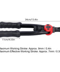 Rivet Nut Gun Stainless Steel BT605 Manual Riveting Tool Kit with Wrench, ergonomic grip, dimensions 34cm x 11cm, pro grade.