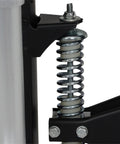 Close-up of spring mechanism on Adjustable Drywall Stilts 15 To 23 Inch Aluminum Tool Stilts With Rubber Soles For Safe Painting Or Cleaning