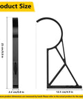 Heavy Duty Side Mount Dust Hose Bracket For Planer Compatible With Two Point Five And Four Inch Collection Hoses Sweet Shop Gadget size dimensions displayed