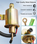RV Generator Fuel Pump Kit For 4000 4KW Microlite MicroQuiet Series with metal body and wiring, focus on durability and compatibility