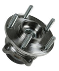 Beefy Rear Wheel Bearing And Hub Assembly For Hyundai Santa Fe 2007 Through 2020 FWD, with five studs, metal finish