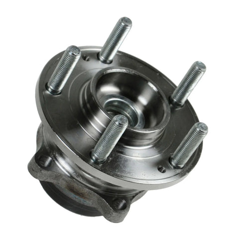 Front and Rear Wheel Bearing and Hub Assembly Set four piece compatible with 07-14 Hyundai Santa Fe front wheel drive