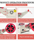 Product operation procedure for Must Have Versatile Webbing Cutting Machine With 5 Inch Lcd Display in detailed steps