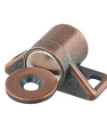 Red bronze Magnetic Cabinet Door Catch Zinc Alloy Latch for Kitchen and Bedroom Furniture, Heavy Duty Hold Quiet Close Action.