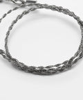 Pro Grade Livestock Horn Maintenance Wire Saw For Cattle And Sheep, Durable Stainless Steel Rope Tool With Easy Grip Handle, Safe Horn Care For Farm And Ranch. 750 mm stainless steel wire saw shown coiled