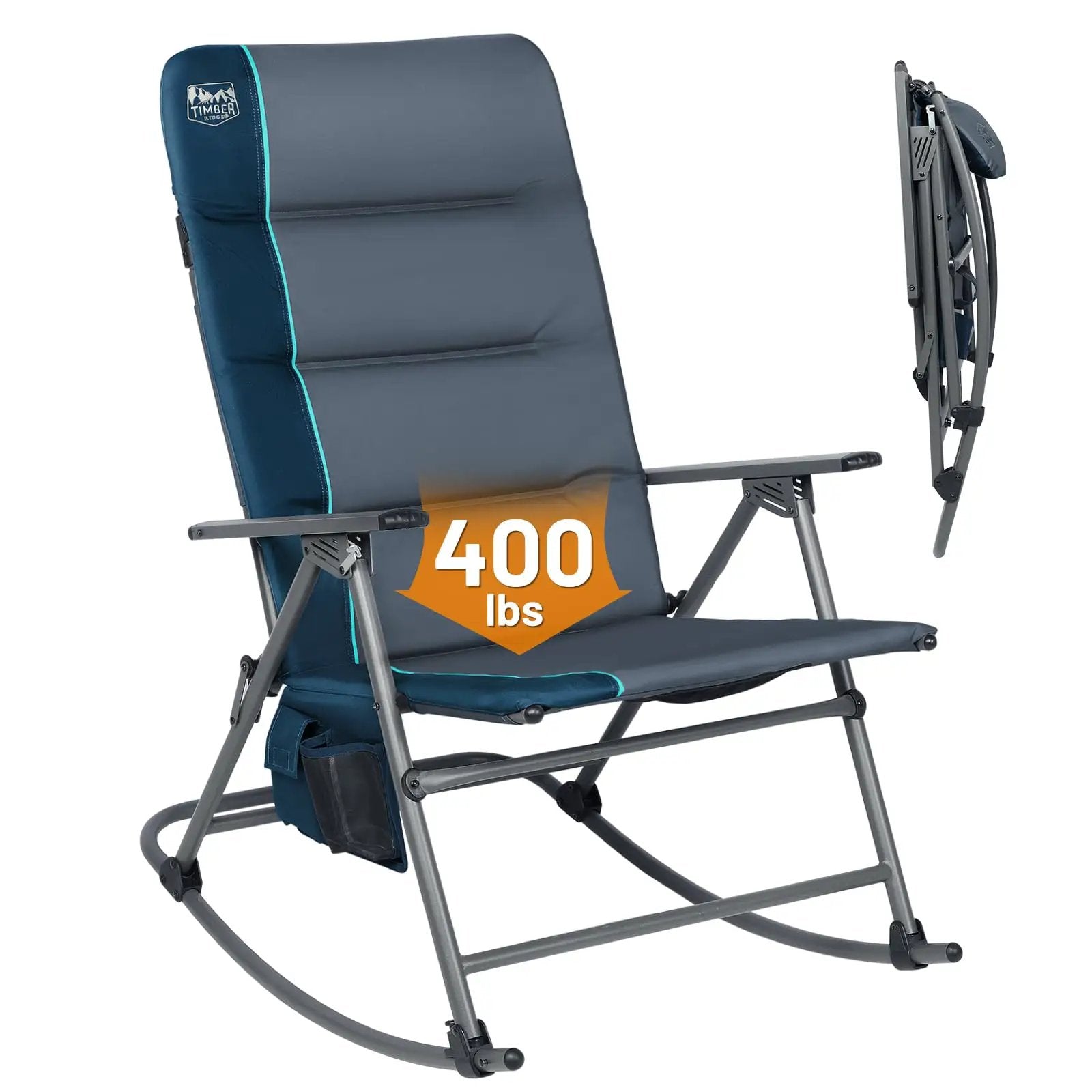 椅子 Folding rocking chair Oversized Folding Rocking Chair: Comfort & Support ✓