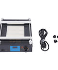 High Power Soldering Hot Plate 110V 450W with LED Digital PID Temperature Control, Large 4.72x4.72 Inch, accessories