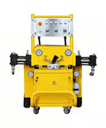 High Performance Dual Component Foam Machine Polyurethane Spray Equipment showing yellow portable rig for insulation application.
