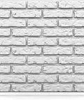 DIY Brick Foam Seamless Wall Panels White Kit Lightweight 1 Oz Tiles 16 Per Pack Covers 48 Sq Ft Fast Glue With InstantGrab Adhesive
