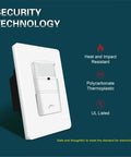 4 Pack Occupancy Sensor Light Switch With Neutral Wire Required, Motion Activated Wall Switch For CFL LED Incandescent Bulbs