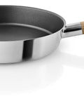 8 Inch Stainless Steel Saute Pan With Nonstick Slip-Let Coating Induction Compatible For Healthier Cooking Everyday No-Fuss Skillet