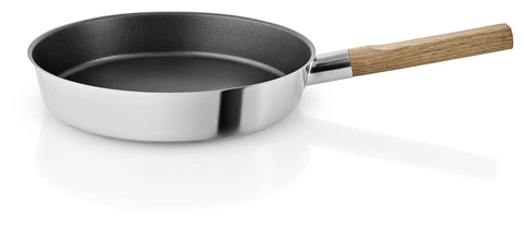 8 Inch Stainless Steel Saute Pan With Nonstick Slip-Let Coating Induction Compatible For Healthier Cooking Everyday No-Fuss Skillet