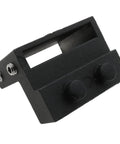 Two Pack Barn Door Stopper Set For Top Track And Roller Doors Heavy Duty Aluminum Alloy Construction With Black Powder Coat