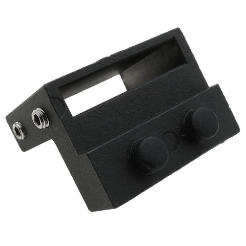 Two Pack Barn Door Stopper Set For Top Track And Roller Doors Heavy Duty Aluminum Alloy Construction With Black Powder Coat
