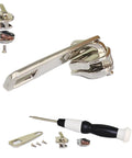 Stainless Steel Replacement Zipper Slider Silver Large Size For Clothing Luggage Handbags Shoes Tents Backpacks Kit