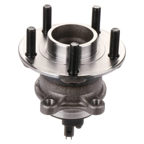 Rear Wheel Hub Bearing Assembly For Ford Focus 2012 To 2018 With ABS 5-Lug 2-Piece Replacement, OE Numbers 512466