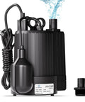 Submersible Sump Pump One Third HP 1600 GPH With Float Switch, Automatic Utility Pump for Pool Pond Garden Flooded Basement Aquarium