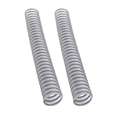 Pack Of 2 Flexible Lower Vacuum Hose Replacement Parts For Home Cleaners, ABS Rubber Composite, coiled design, shown side by side