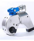 Top Shelf Hydraulic Torque Wrench With 3 Inch Square Drive for Serious Bolting Jobs and Heavy Duties, close-up detail.