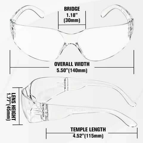 Big 30 Pack Anti Fog Safety Glasses With Clear Protective Lenses Offering Scratch And Impact Resistance Plus A Smooth Unisex Frame Ideal For Job Sites Or Weekend Chores And Real Bang For Your Buck