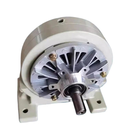 Single Axis Magnetic Powder Brake With Base And Dual Axis Clutch For High Temperature And High Frequency Loads Heavy Duty Industrial Grade Drive Component For Tough Machines