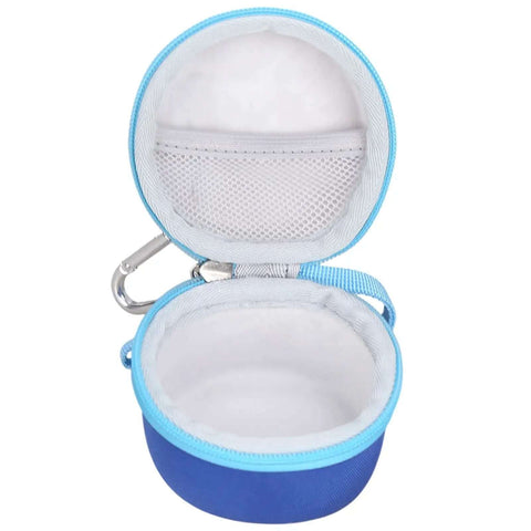 Hella Protective Hardshell Case For Kids Smartwatches Compatible With Ticktalk And Vtech Gizmo Models blue pouch interior with mesh pocket