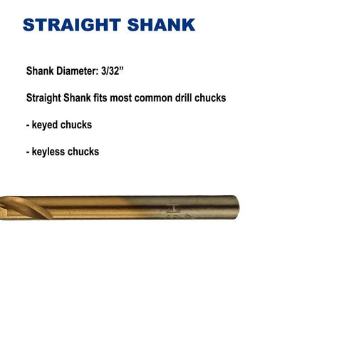 12 Piece Three Thirty Second Inch Titanium Nitride Coated Drill Bit Set For Metal Plastic Wood M2 High Speed Steel Jobber Length With 118 Degree Point And Straight Shank Built Tough As Nails For Fast Clean Holes