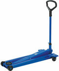 Low Profile Hydraulic Garage Jack 1.3 Ton With Quick Lift Pedal Built Tough High Strength Steel Frame Safe Lowering And Hand Operated Dead Man Trigger Denmark Made