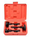 Heavy Duty Rear Axle Bearing Puller Tool Slide Hammer Extractor Kit With Three Sizes Plus Portable Case Makes Your Garage Hustle Go Faster On Any Vehicle And Keeps Setup Tidy For Simple Car Work By Beginners, red case