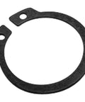 Close-up of a single snap ring from the External Snap Ring Assortment Kit 300 Pieces With 18 Popular Sizes Re Sealable Storage Case