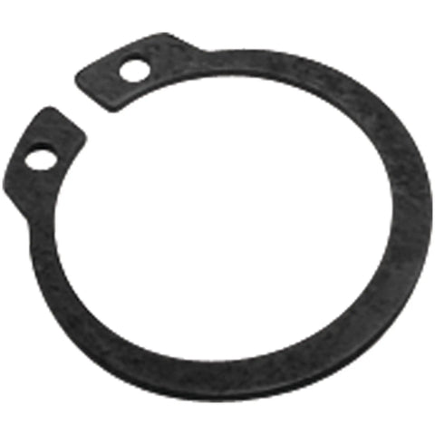 Close-up of a single snap ring from the External Snap Ring Assortment Kit 300 Pieces With 18 Popular Sizes Re Sealable Storage Case