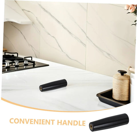 3 Pack Black Bakelite Revolving Handwheel Crank Handles For Grill, Machine, And Outdoor Gear Replacement Utility Sticks With M10x100mm Threads That Totally Rock, black handle on countertop