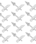 12 Pack Heavy Duty Toggle Bolts And Wedge Anchors For Hollow Walls Drywall Fasteners Kit M8x72mm Multimaterial