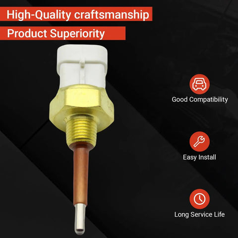 Low Coolant Level Sensor For Detroit Freightliner Cummins Series Trucks Direct Fit 3 8 Inch O Ring Thread 2 Pins Brass Connector