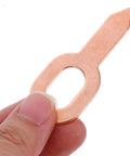 Close-up of a dent pulling ring from Pro Dent Puller Ring Kit 50 Piece Set For Auto Body Repair Heavy Iron Material Multifunctional Design
