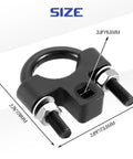 Inner Tie Rod Removal Tool 3/8 Inch For Easy Auto Steering Maintenance And Install Grips Tight With Sharp Teeth Makes Removal Quick Durable Steel Construction Perfect For DIY Car Repairs And Pro Mechanics, size view
