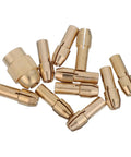 Essential 11pcs Copper Drill Chuck Collet Set With 4.8 Tail Shaft For Rotary Tools To Boost Precision Drilling And Easy Organization On the Go, including collets.