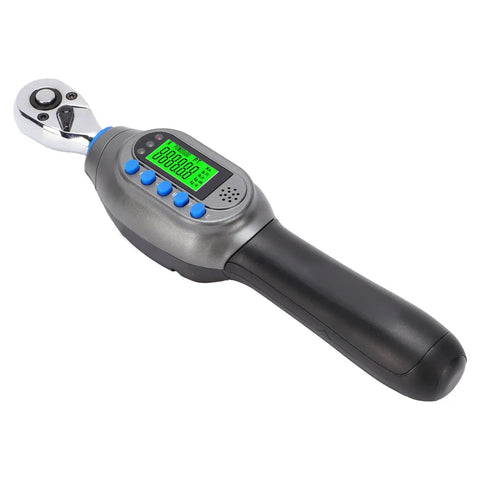 Naroote 1/4in Electric Torque Wrench With Smart Sound And Led Alerts, Ten Preset Modes, Data Storage, Overload Protection For Bikes Cars And 3D Printing Precision Tools, showing digital display and buttons.