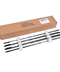16 Inch Mini Crossbow Arrows Carbon Bolts Set Of Six For Pistol Crossbows Micro Diameter Design displayed with packaging