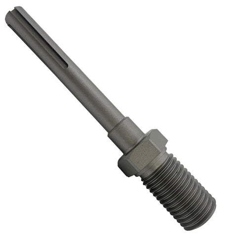 One And A Quarter Inch To Seven Male SDS Max Core Drill Adapter For Core Bits Rotary Mode Only made of heat-treated steel.